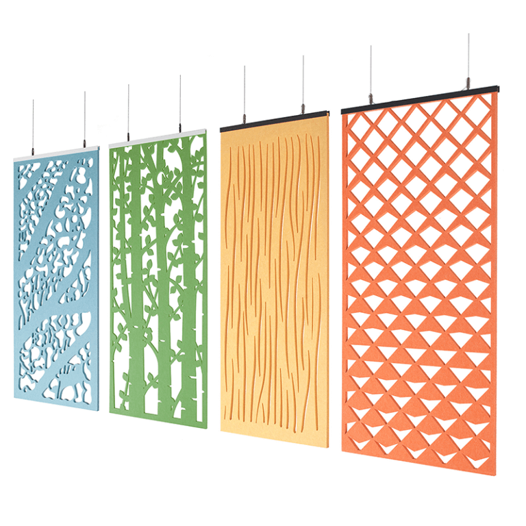 1， Hanging PET acoustic screen